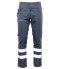 BRIXTON CLASSIC WAIST PANTS ODBLASK - Stalowy