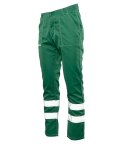 BRIXTON CLASSIC WAIST PANTS ODBLASK - Zielony