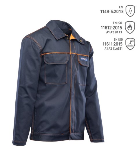 PROFLAM ANTISTATIC BLUZA KAT.II - Granatowy