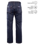PROFLAM ANTISTATIC SPODNIE DO PASA KAT.II - Granatowy