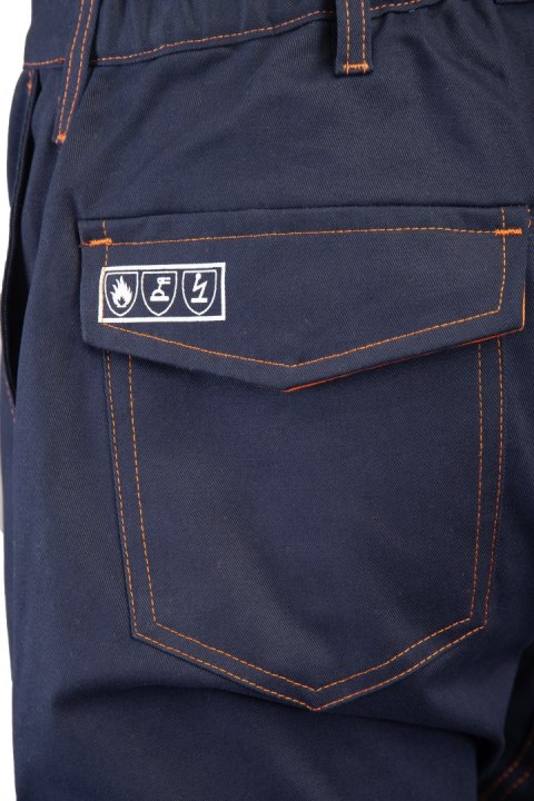 PROFLAM ANTISTATIC SPODNIE DO PASA KAT.II - Granatowy