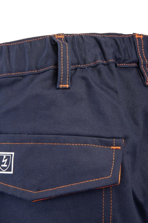 PROFLAM ANTISTATIC SPODNIE DO PASA KAT.II - Granatowy