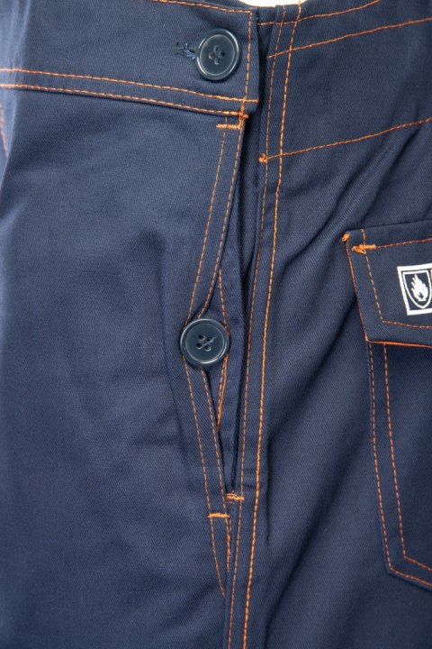 PROFFLAM ANTISTATICSPODNIE OGRODNICZKI KAT.II - Granatowy