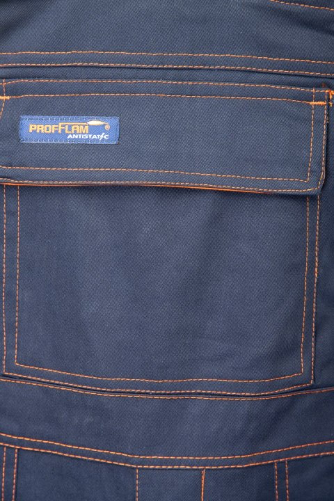 PROFFLAM ANTISTATICSPODNIE OGRODNICZKI KAT.II - Granatowy