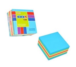 Bloczek STICKnullN 51x51mm niebieski-mix neon i pastel 21535
