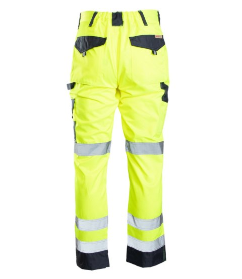 BRIXTON FLASH SPODNIE DO PASA WSTAWKA GRANAT KAT.II KL. 2 - ŻÓŁTY/GRANAT