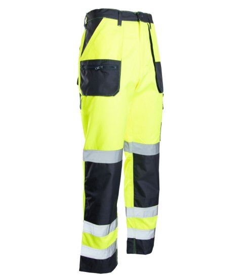 BRIXTON FLASH SPODNIE DO PASA WSTAWKA GRANAT KAT.II KL. 2 - ŻÓŁTY/GRANAT