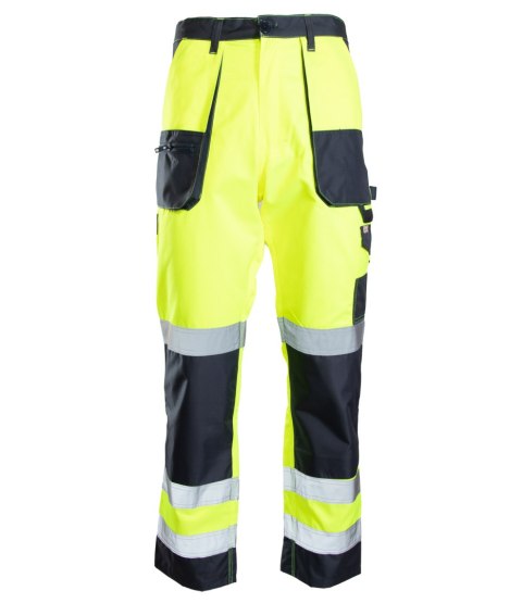 BRIXTON FLASH SPODNIE DO PASA WSTAWKA GRANAT KAT.II KL. 2 - ŻÓŁTY/GRANAT