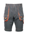 SPODNIE KRÓTKIE 100% BAWEŁNA -BRIXTON SPARK - C.Stal