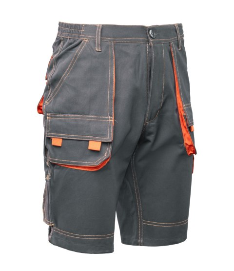 SPODNIE KRÓTKIE 100% BAWEŁNA -BRIXTON SPARK - C.Stal