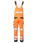 BRIXTON FLASH SPODNIE OGRODNICZKI WSTAWKA GRANAT KAT.II KL. 2 - POMARAŃCZ