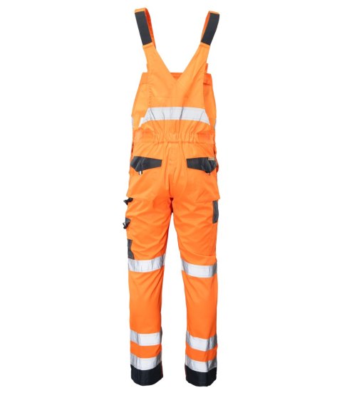 BRIXTON FLASH SPODNIE OGRODNICZKI WSTAWKA GRANAT KAT.II KL. 2 - POMARAŃCZ