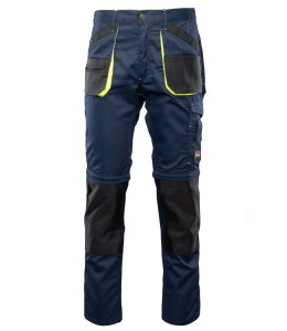 BRIXTON PRACTICAL SPODNIE DO PASA - ODPINANE NOGAWKI - Granat/Żółty