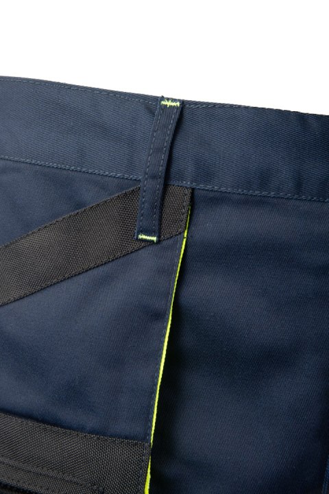 BRIXTON PRACTICAL SPODNIE DO PASA - ODPINANE NOGAWKI - Granat/Żółty