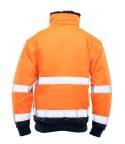 BOMBER HI-VI 3W1 - KAT.II KLASA 3 wstawka kolor - Granat/Pomarańcz