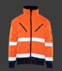 BOMBER HI-VI 3W1 - KAT.II KLASA 3 wstawka kolor - Granat/Pomarańcz