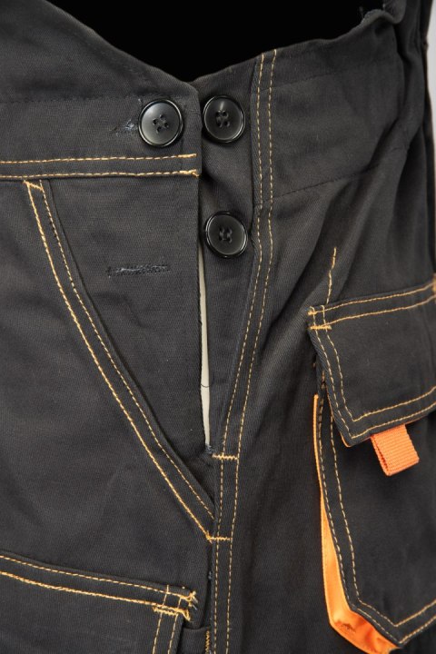 BRIXTON SPARK SPODNIE OGRODNICZKI CIEMNA STAL