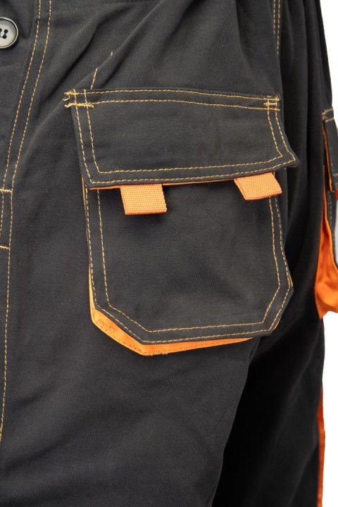 BRIXTON SPARK SPODNIE OGRODNICZKI CIEMNA STAL