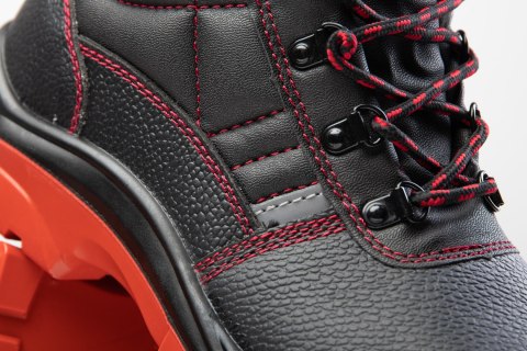 TRZEWIK MAX - POPULAR OCIEPLANY CZERWONY S3 SRC