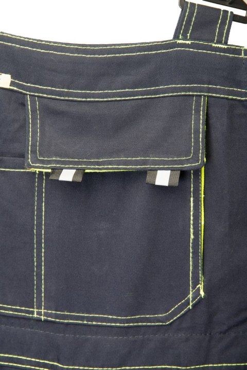 BRIXTON SPARK SPODNIE OGRODNICZKI - Granat/Żółty