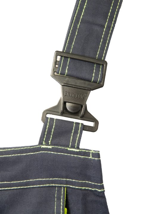 BRIXTON SPARK SPODNIE OGRODNICZKI - Granat/Żółty