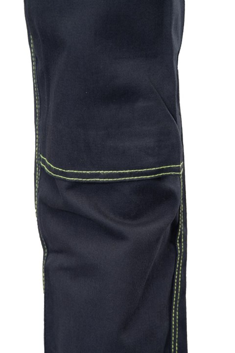 BRIXTON SPARK SPODNIE OGRODNICZKI - Granat/Żółty