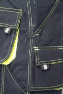 BRIXTON SPARK SPODNIE OGRODNICZKI - Granat/Żółty
