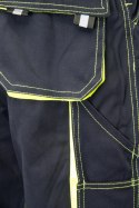 BRIXTON SPARK SPODNIE OGRODNICZKI - Granat/Żółty