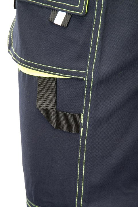 BRIXTON SPARK SPODNIE OGRODNICZKI - Granat/Żółty