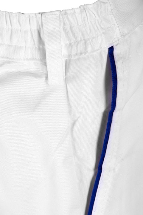 MAX - POPULAR SPODNIE DO PASA - BIAŁE