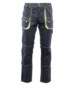 BRIXTON SPARK SPODNIE DO PASA - Granat/Żółty