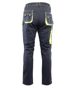 BRIXTON SPARK SPODNIE DO PASA - Granat/Żółty