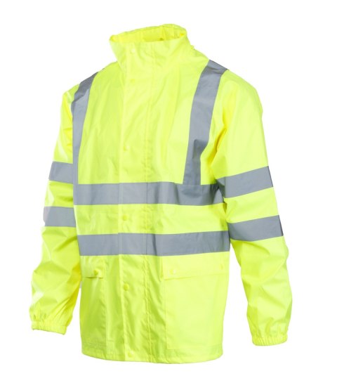 GROSVENOR FLASH KURTKA POLIESTER/PU - Żółty