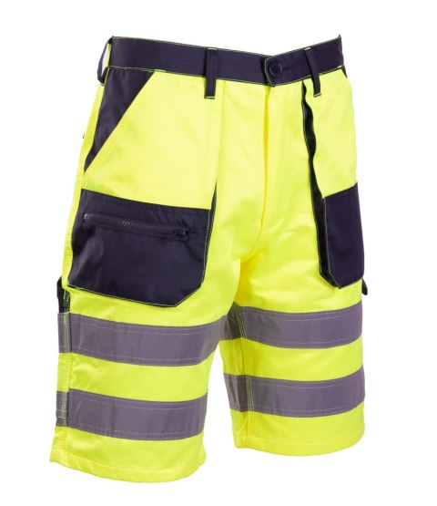 SPODNIE DO PASA KRÓTKIE - BRIXTON FLASH - Żółty