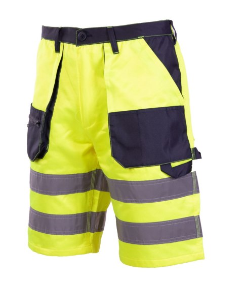 SPODNIE DO PASA KRÓTKIE - BRIXTON FLASH - Żółty