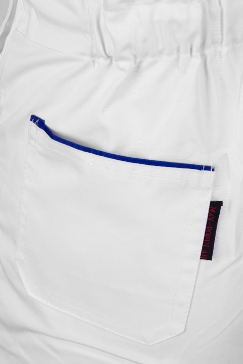 SPODNIE OGRODNICZKI MAX - POPULAR BIAŁY