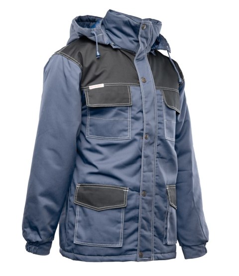 KURTKA PARKA BRIXTON SNOW WSTAWKA KOLOR - Stalowo - czarny