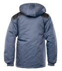 KURTKA PARKA BRIXTON SNOW WSTAWKA KOLOR - Stalowo - czarny