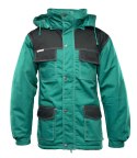 KURTKA PARKA BRIXTON SNOW WSTAWKA KOLOR - zielono - czarny