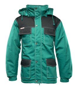 KURTKA PARKA BRIXTON SNOW WSTAWKA KOLOR - zielono - czarny