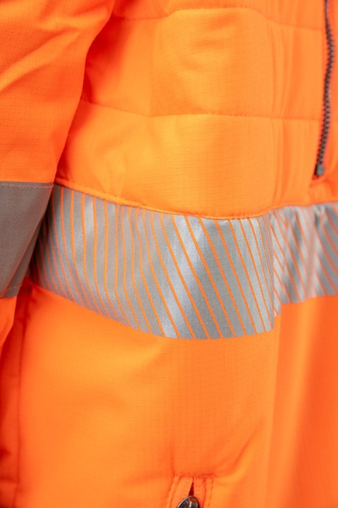 KURTKA BENEFIT HI VI SAFE POMARAŃCZ BHVS01