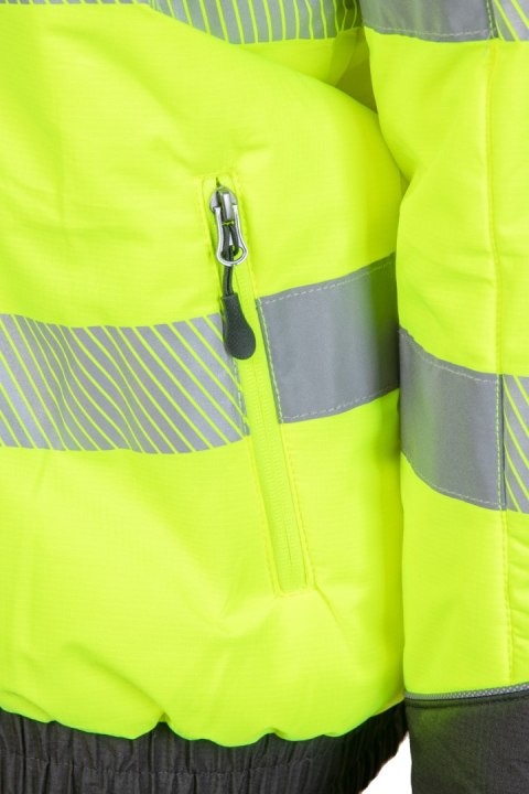 KURTKA BENEFIT HI VI SAFE ŻÓŁĆ BHVS01
