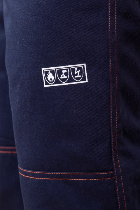 OGRODNICZKI OCIEPLANE PROFLAM ANTISTATIC PROF5 - Granatowy