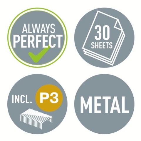 Zszywacz 55021 LEITZ WOW 24-26/6 30k fioletowy średni metalowy 55021062 .