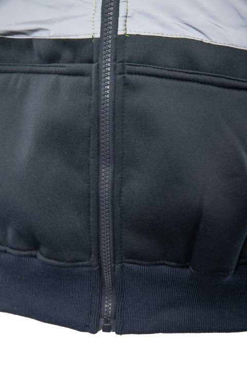 BLUZA DRESOWA BRIXTON FLASH WSTAWKA ODBLASKOWA KAT. II BF014 POMARAŃCZ/GRANAT