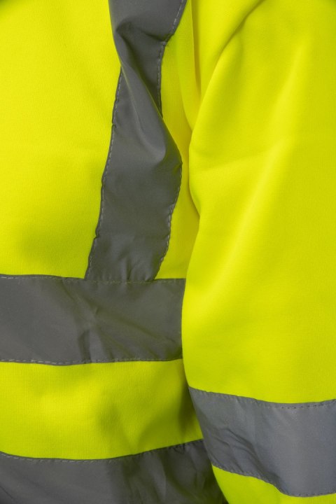 BLUZA DRESOWA BRIXTON FLASH WSTAWKA ODBLASKOWA KAT. II BF014 POMARAŃCZ/GRANAT