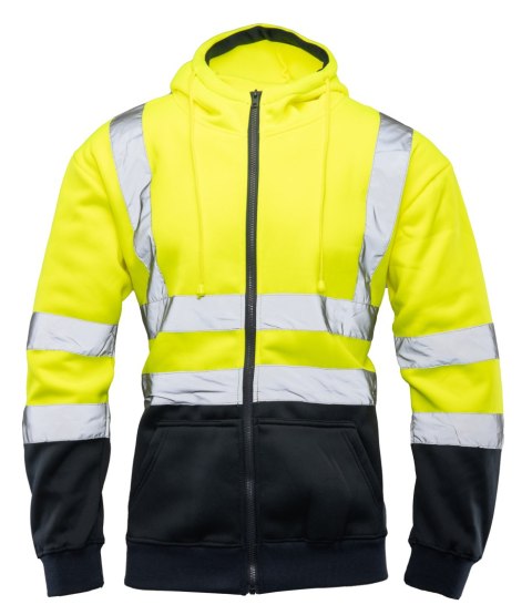 BLUZA DRESOWA BRIXTON FLASH WSTAWKA ODBLASKOWA KAT. II BF014 - ŻÓŁTY/GRANAT