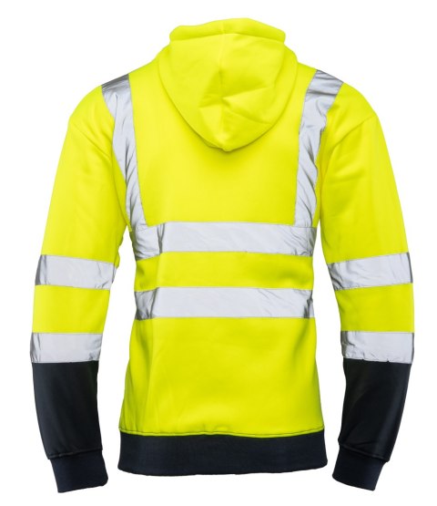 BLUZA DRESOWA BRIXTON FLASH WSTAWKA ODBLASKOWA KAT. II BF014 - ŻÓŁTY/GRANAT