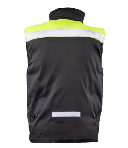 KAMIZELKA BRASS VISION PLUS - BENEFIT - żółto-czarny