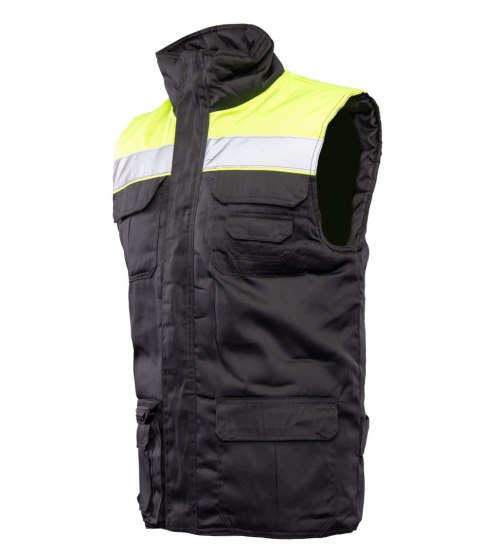 KAMIZELKA BRASS VISION PLUS - BENEFIT - żółto-czarny